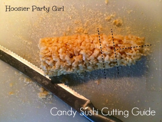 candy sushi cutting guide